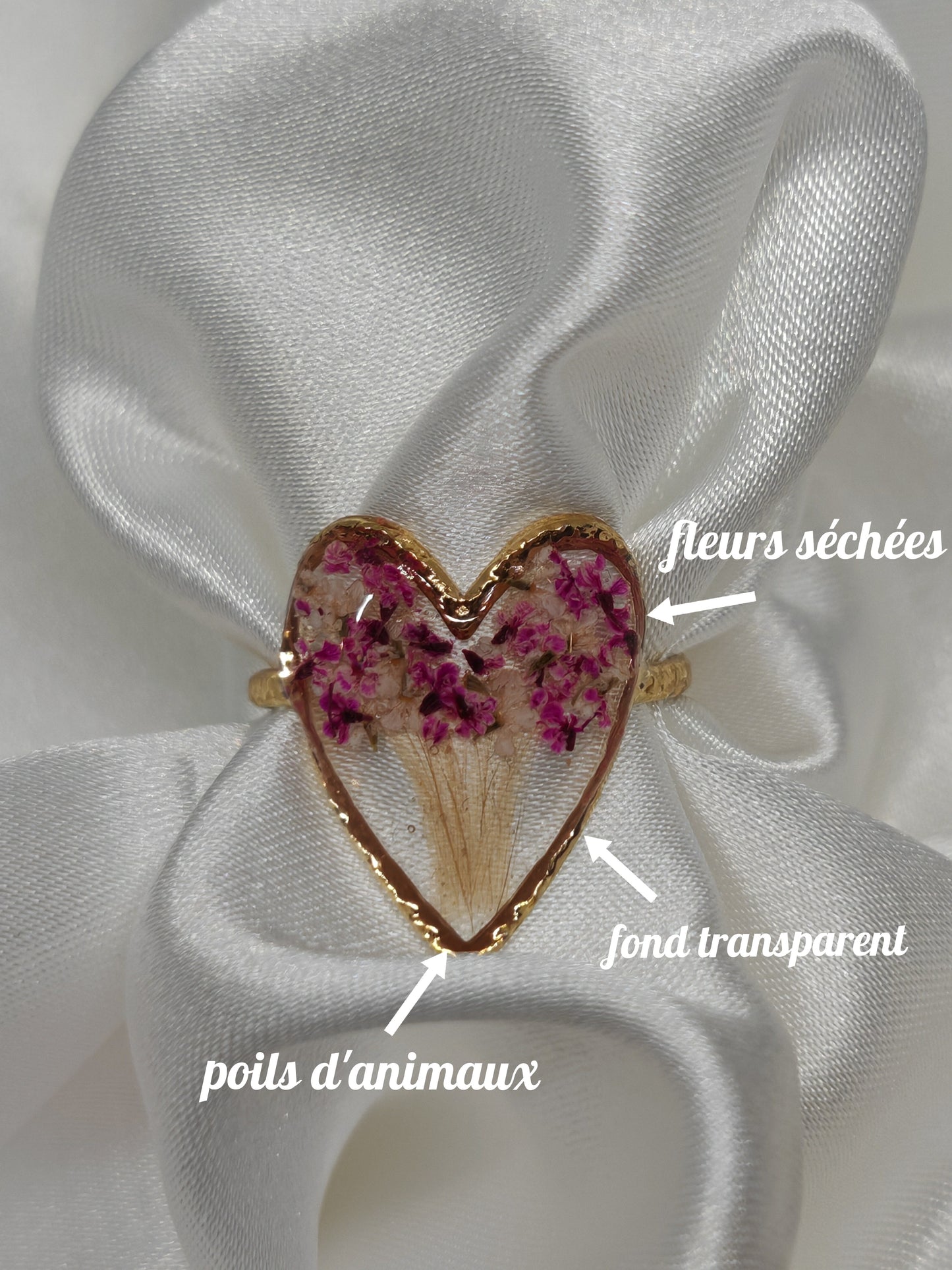 Bague cœur de vie