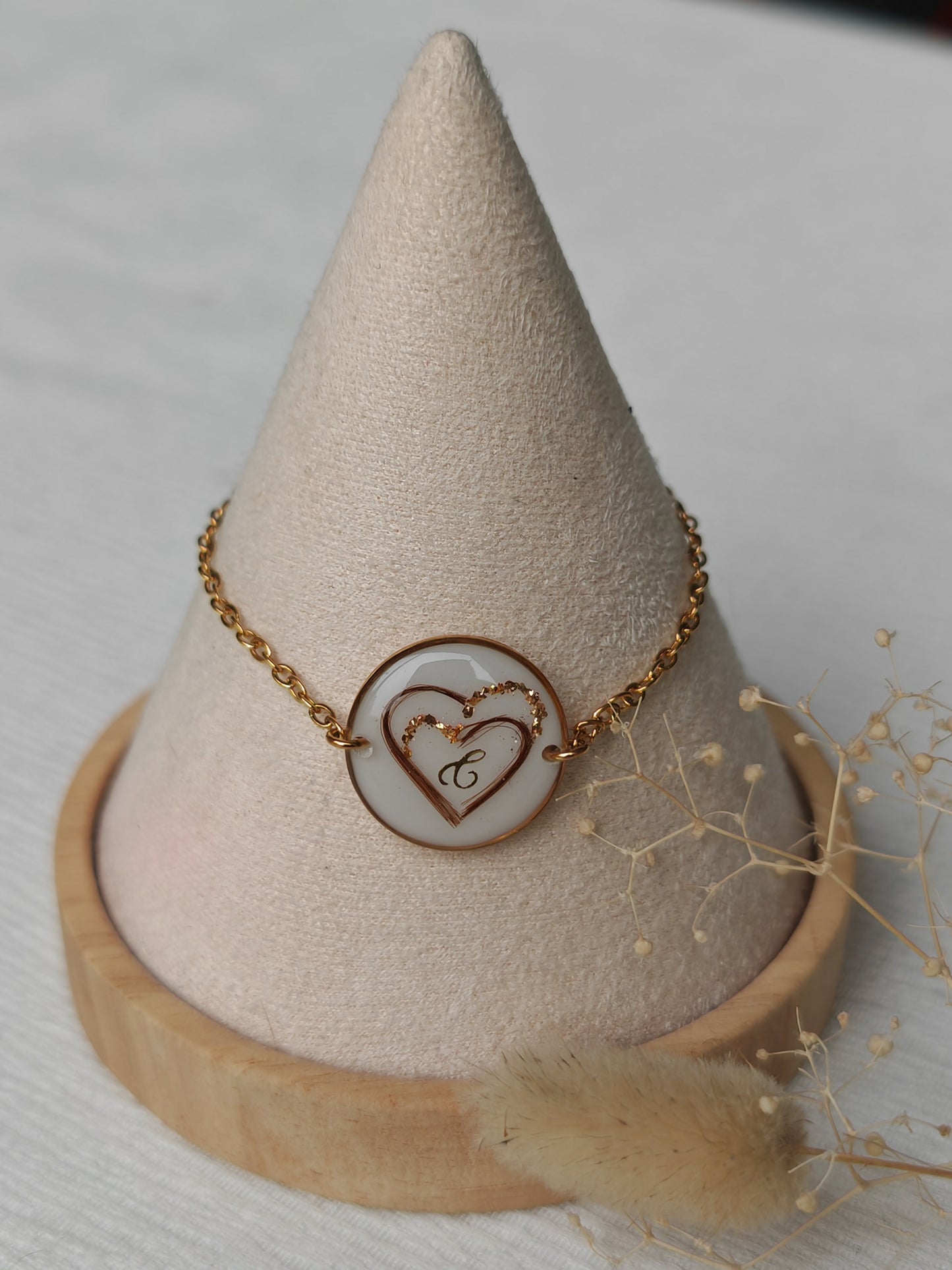 Bracelet double cœur