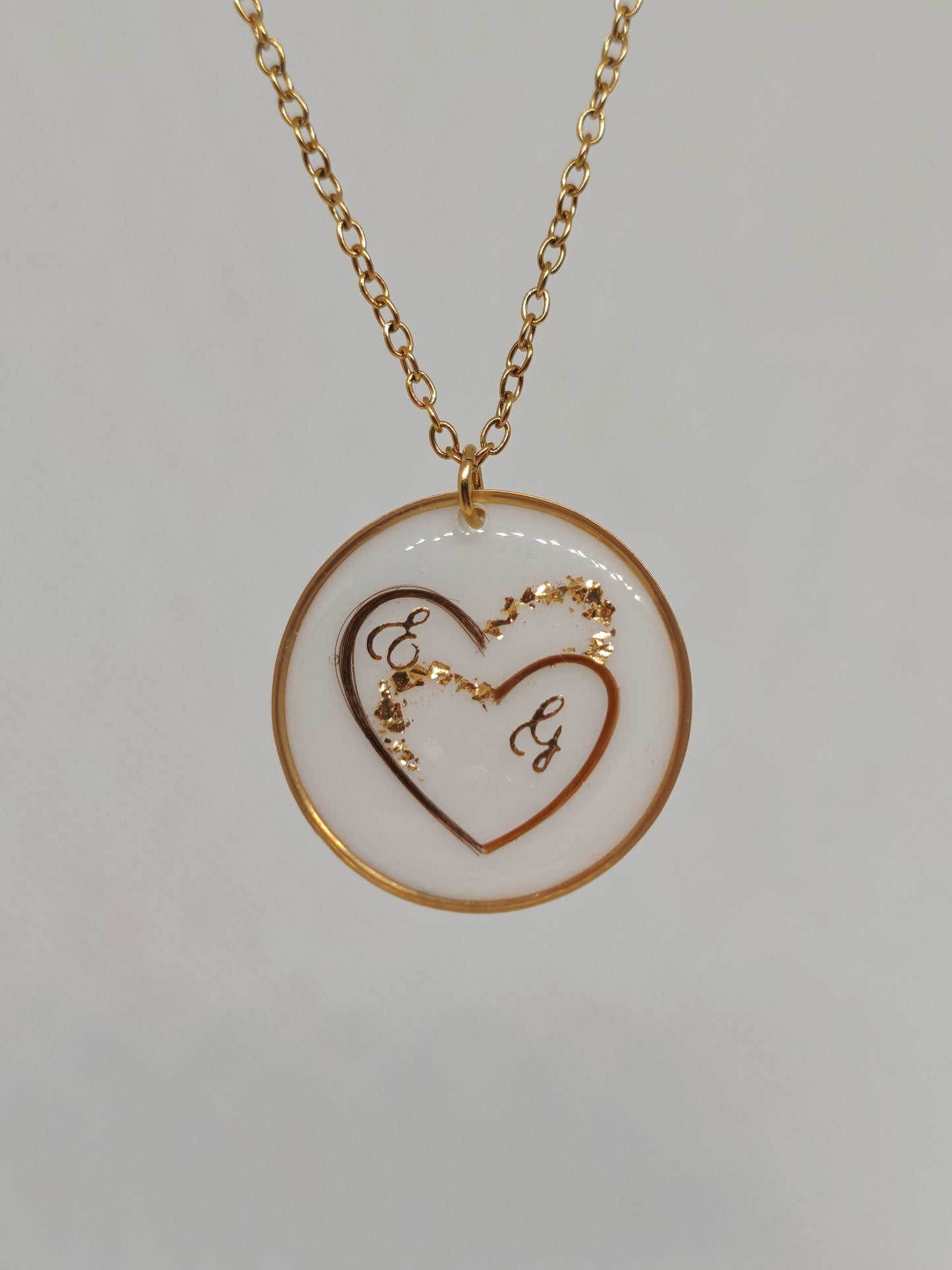 Collier double cœur