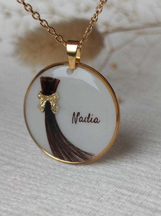 Collier mèche d'éternité